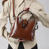 Damen Herbst und Winter Bucket Bag Schulter Messenger Bag