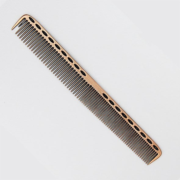 Space aluminum haircut comb high-grade metal comb