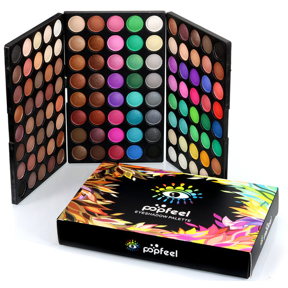 Perfekte professionelle 120 Farben Lidschatten-Palette Hot Fashion Kosmetikpuder Weiche Matt Lidschatten-Paletten Beauty Make-up-Set 