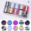 Color Laser Transfer Paper 50 Nail Star Stickers 10 Color Mixed Package