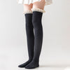 Japanese Lengthened Vertical Bar Twist Stockings