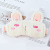 Plush Sweet And Cute Hair Band Girly Heart Shading Bunny Eye Mask