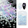 Butterfly Flower Nail Art Sequins Crystal Nail Glue