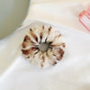 Autumn and winter warm mink hair leopard hair tie