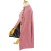 European And American Women's Clothing Plaid Knitted Cloak Slimming