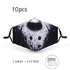 Printed protective filter pm2.5 mask