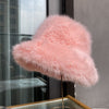 Imitation Fur Women's Autumn And Winter Wild Long Fur Bucket Hat