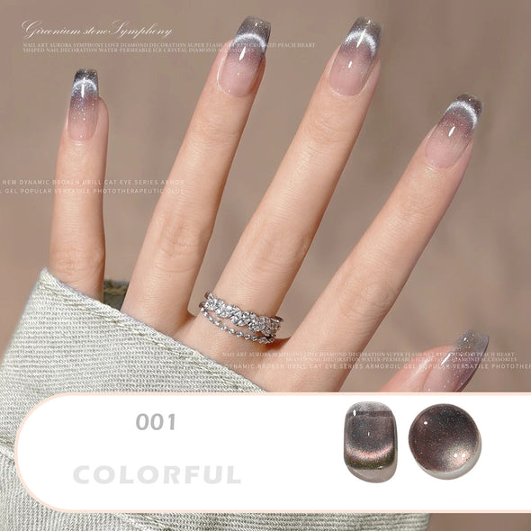 Dream Dynamic Crystal Cat Eye Whitening Phototherapy Nail Enamel