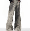 Women's High Street Distressed Printed Jeans