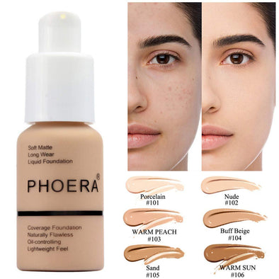 Explosive Press Type Oil Control Natürliche Farbe Matte Concealer Foundation Cream