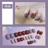 24 Pieces Of Nail Art Patches Can Be Detached And Reused