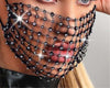 Mesh drill decorative mask