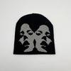 European And American Jacquard Portrait Series Brimless Knitted Hat