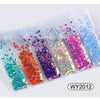 Nail Art Zubehör Glitzer Pailletten Laser Diamant Liebe Herz Nagel Patch 