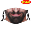 3D Stereo Simulation Human Half Face Creative Spoof Mask