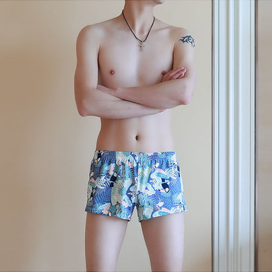 Men's Underwear Cotton Printed Boxers Loose Comfortable Personality Boxers