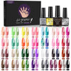 60 Farben Nail Art Funktionskleber Set Abnehmbar