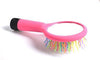 Anti - static Magic rainbow volume detangler wave massage comb brush straight hair styling tools with mirror