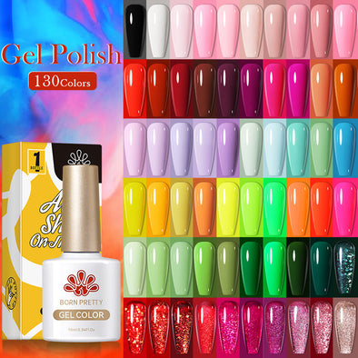 Nailart Mehrfarbiger UV-Lack