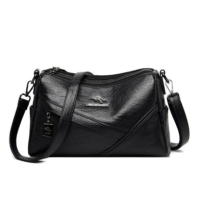 New Fashion Soft Leather Shoulder Large-capacity Crossbody Bag