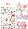 Christmas nail decals ornaments nail stickers