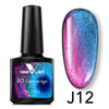 Venalisa 9D Gel Varnish Cat Eye Magic Chameleon Gel Varnish Nail Manicure Galaxy Starry Magnetic Multicolor 5 мл Гель-лак для нігтів