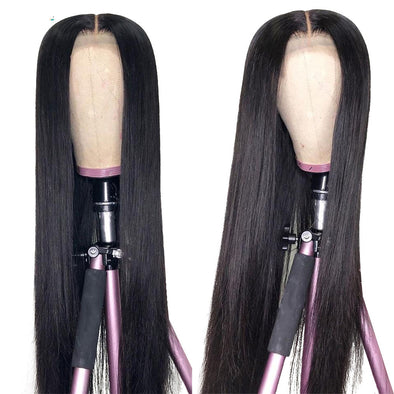 Split scalp Long Straight Wig