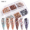 Reflective And Translucent Edelweiss Powder Nail Sequins