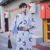 Japanese Style And Wind Wave Pattern Winter Bathrobe