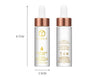 24k Rose Gold Elixir Skin Make Up Oil For Face Essential Oil Before Primer Foundation Moisturizing Face Oil Anti-aging