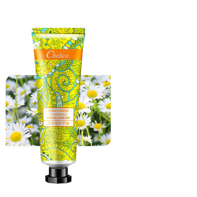 Hand Cream Small Chamomile Horse Oil Moisturizing Non-greasy Plant Fragrance