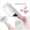 Handheld Portable Manicure Word Bracket Stickers Wear Nail Tip Heating Lamp