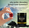 Pure Himalaya Shilajit Gummies Gold Im Labor getestet Ohne Zuckerzusatz Ashwagandha, Gokshura Fulvosäure 85 Spurenelemente I Für Männer, Frauen I Gentechnikfrei I 99 % Natürlich &amp; Bio I 60 Gummibärchen