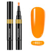 One-step Glue Three-in-one Nail Polish Glue Pen Lazy Long-lasting Phototherapy Glue Nail Manicure