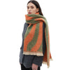 European And American Autumn And Winter Circle Yarn Jacquard Scarf