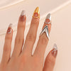 Women's Temperament Ring Nail Set