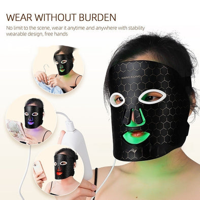 Led Pull Straffende Phototherapie Silikon Maske Schönheit Instrument Lade Maske USB