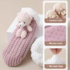 Women's Thick Socks Winter Fleece Lined Padded Warm Keeping Lambswool