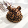 Fashion Leopard Print Monochrome Hat Children's Hat Korean Style