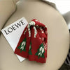 Cute Trendy Child Kindergarten Christmas Tree Children's Knitted Scarf