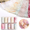 Neu Nail art Sterne Transfer Papier Set Nagel Aufkleber