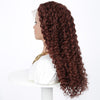 Women's Fashion Front Lace Long Curls Wig Chemical Fiber Head Cover