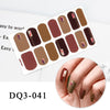 Nail Art Farbe Nagel Aufkleber Einfache Mode