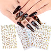 Simulation Thin Butterfly Laser Bronzing Nail Sticker