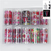 Nail Art Transfer Foils Set Of 12