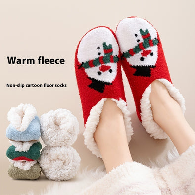 Thickened Room Socks Indoor Non-slip Silicone Lambswool Socks