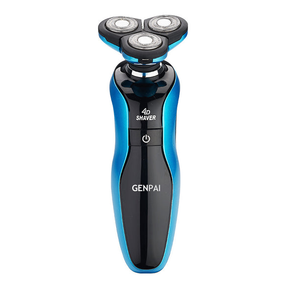 Three head electric shaver