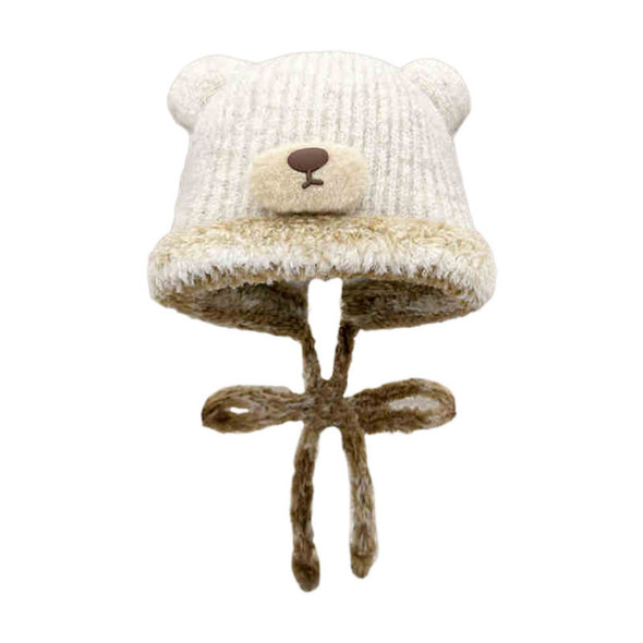 Cute Fashion Bear Plush Bonnet Children