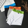 Men's Thin Ice Silk Mid-rise Boxers Briefs