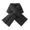 Men Women Winter Scarves Solid Color Anti Splashing Scarf, Casual Trendy Versatile Cross Neck Scarf Warm Adjustable Thermal Ski Neck